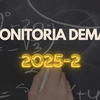 Inscrições para monitores DEMAT, 2025-2